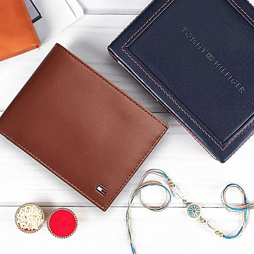 Timeless Meenakari Rakhi N Elegant Wallet