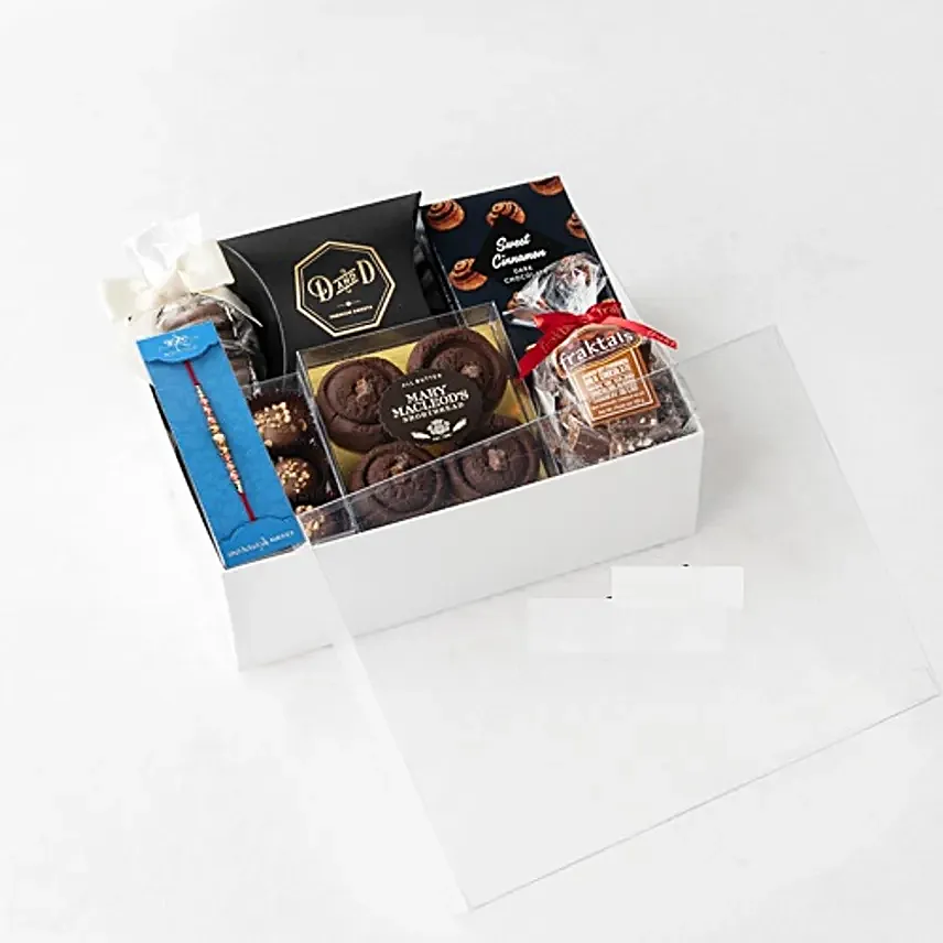 Artisan Delights with Rose Gold Rakhi