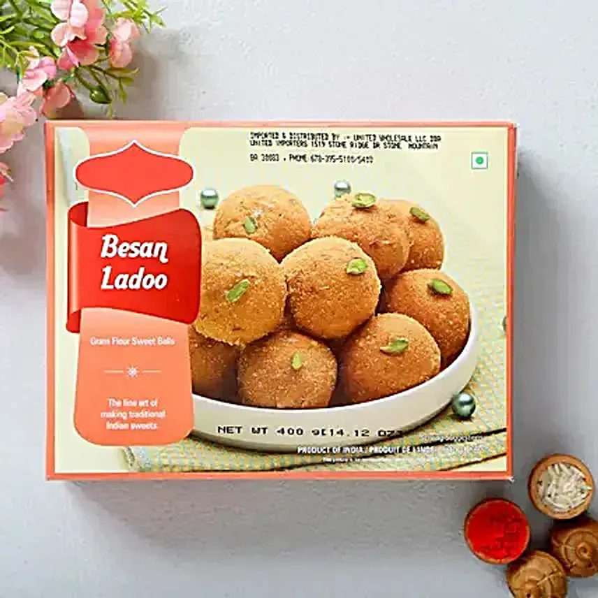 Besan Laddoo And Ferrero Rocher Combo