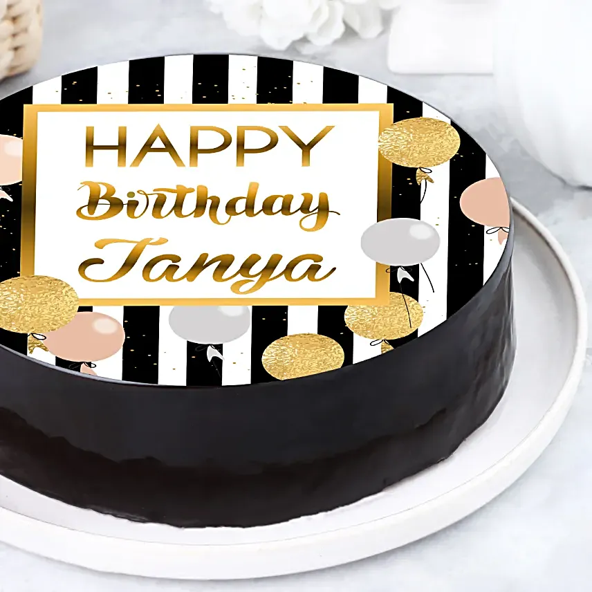 Birthday Special Chocolate Photo Cake Half Kg