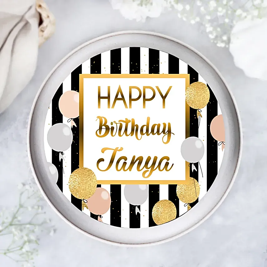 Birthday Special Chocolate Photo Cake Half Kg
