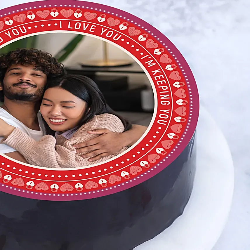 Chocolate Delight Love Cake Half Kg