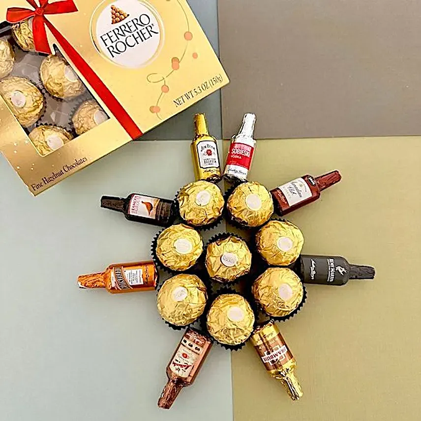 Chocolate Liquor With Ferrero Gift Box