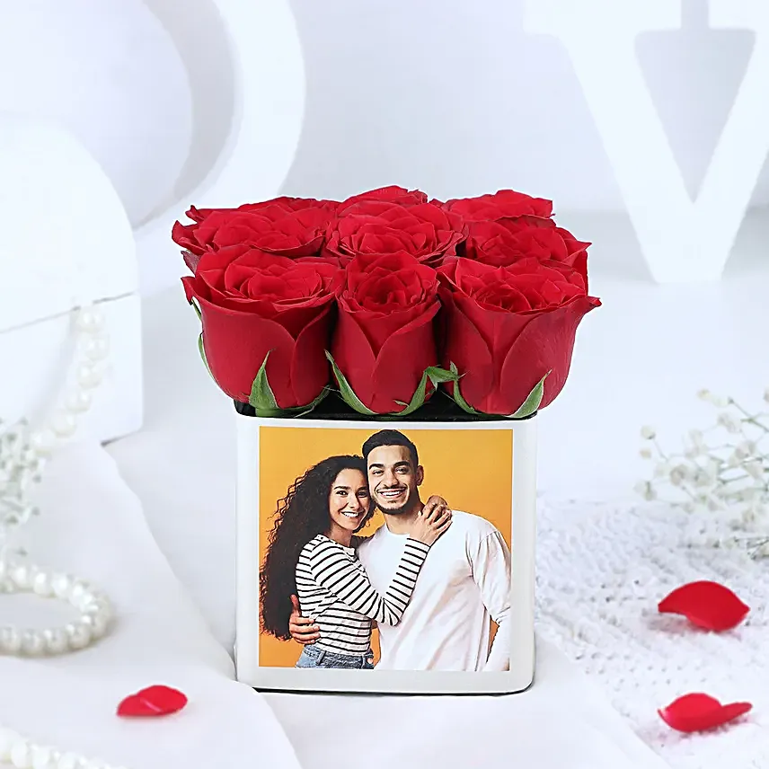 Darling Red Rose Vase