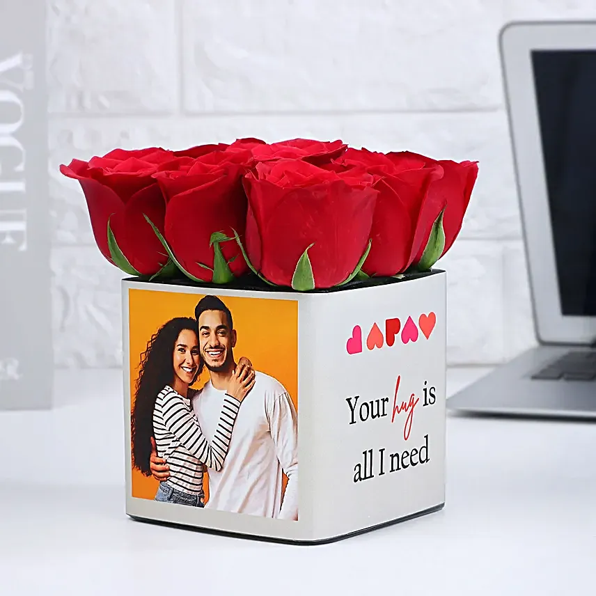 Darling Red Rose Vase