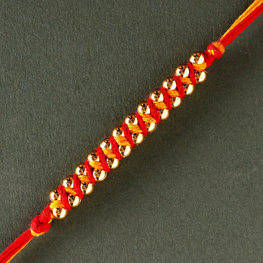 Divine Pearl Rakhi N Chocolate Surprise