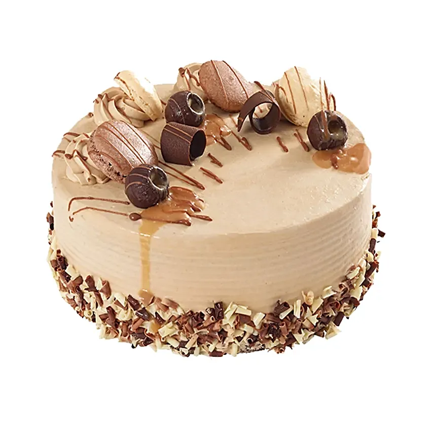 Dripping Caramel Cake