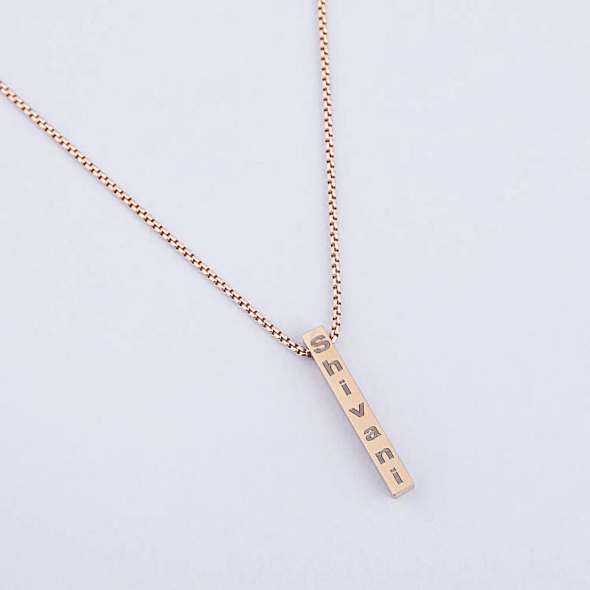 Elegant Charm Name Necklace