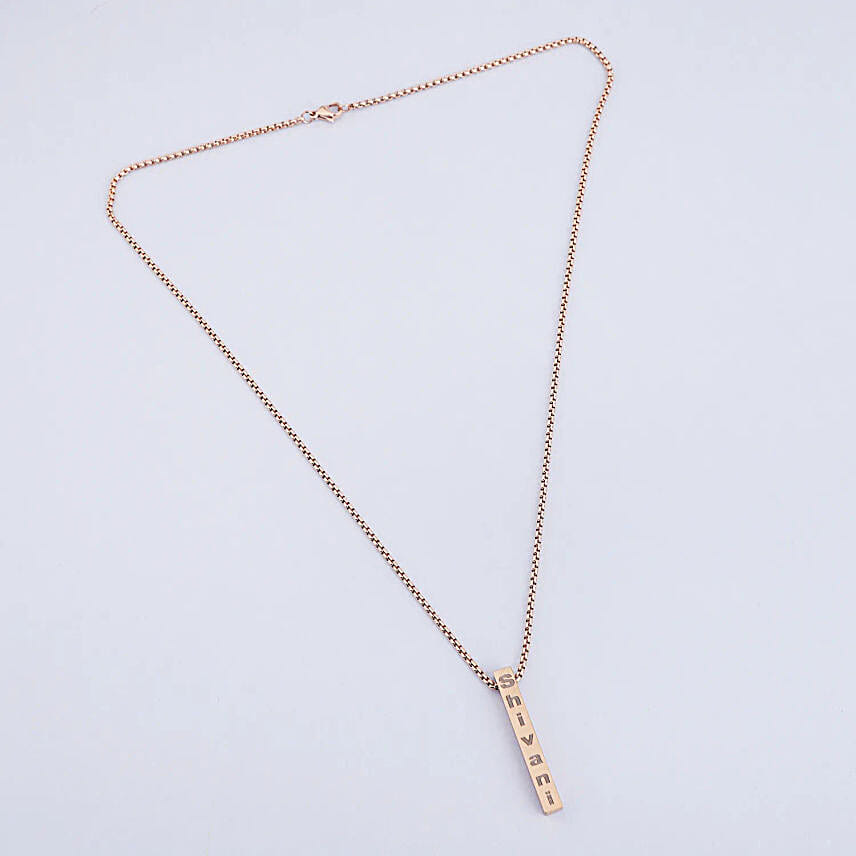 Elegant Charm Name Necklace