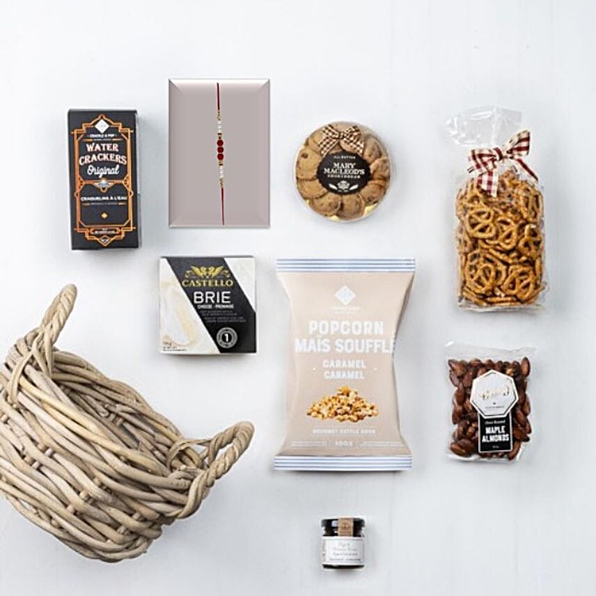 Elegant Pearl Rakhi Hamper