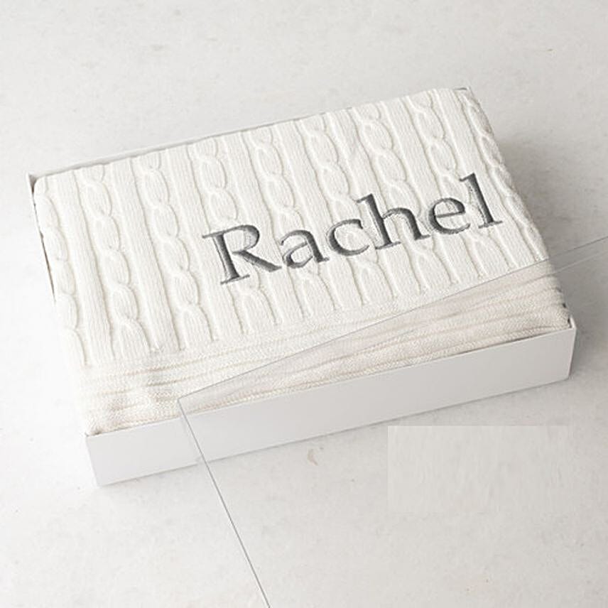 Embroidered Blanket Adult