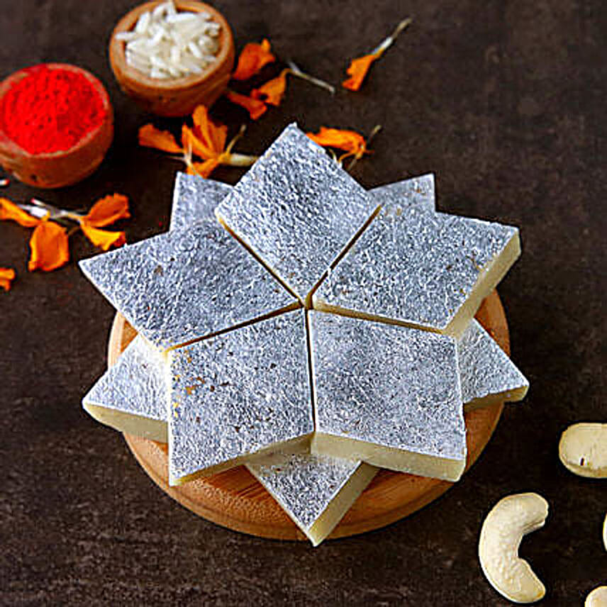 Ferrero Rocher With Kaju Katli And Almonds
