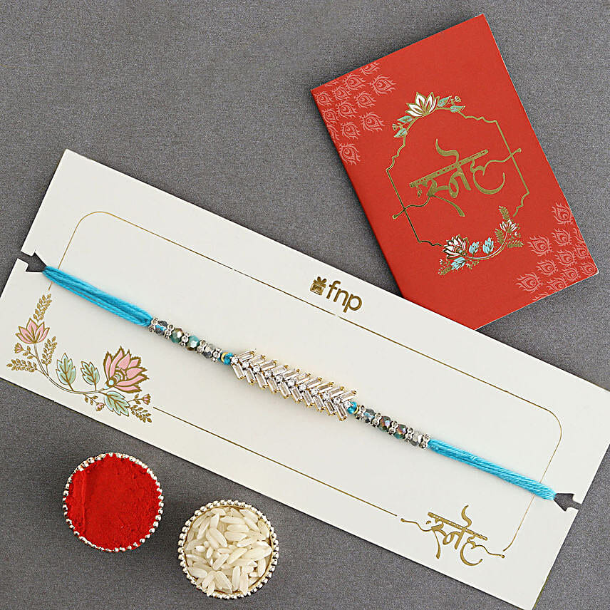 Glittering Grandeur Rakhi N Nutty Treasures