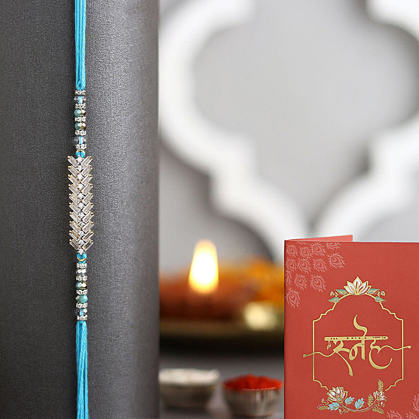 Glittering Grandeur Rakhi N Nutty Treasures