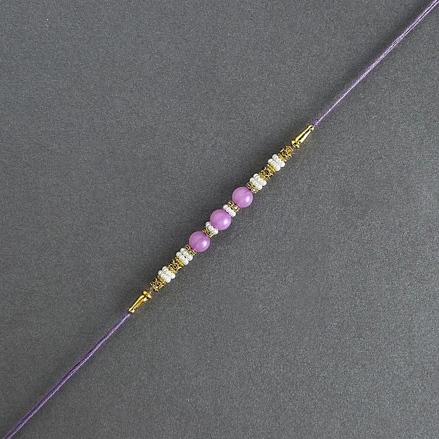 Graceful Pearl Ethnic Rakhi