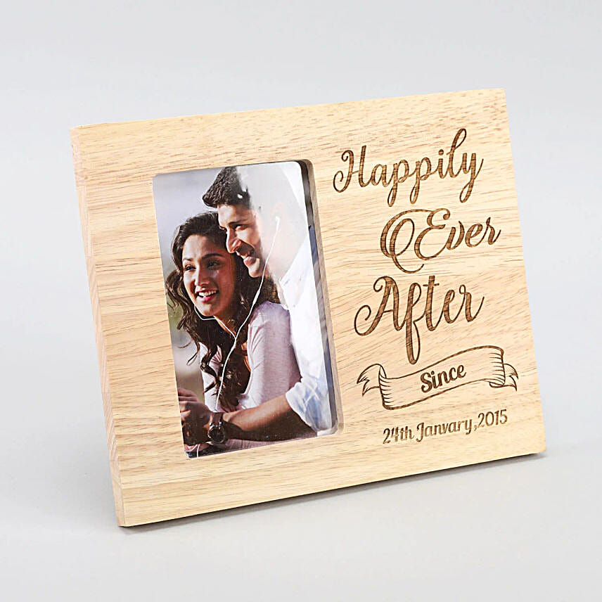 Happily Ever After Personalised Frame