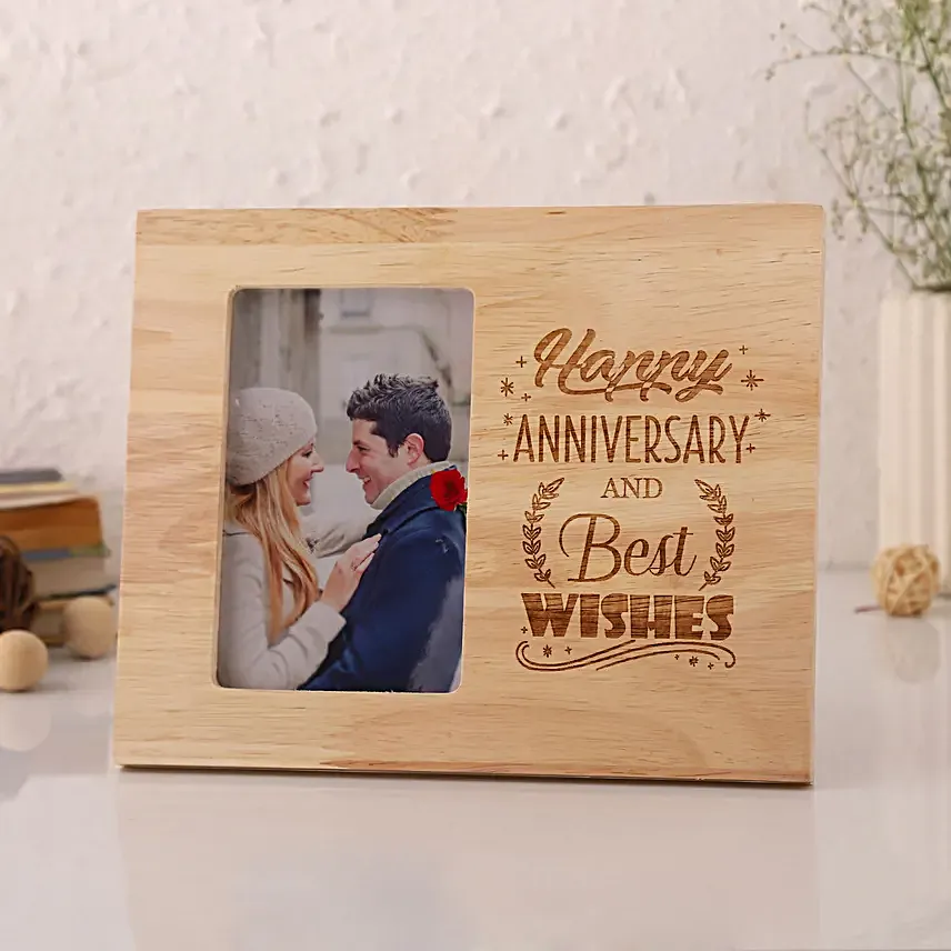 Happy Anniversary Personalised Photo Frame