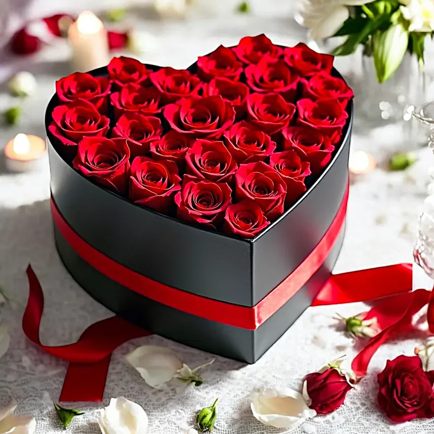 Heart of Red Roses