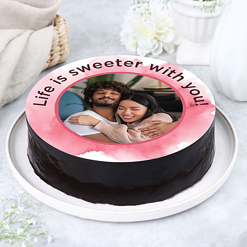 Heavenly Chocolate Cake For Wife Half Kg