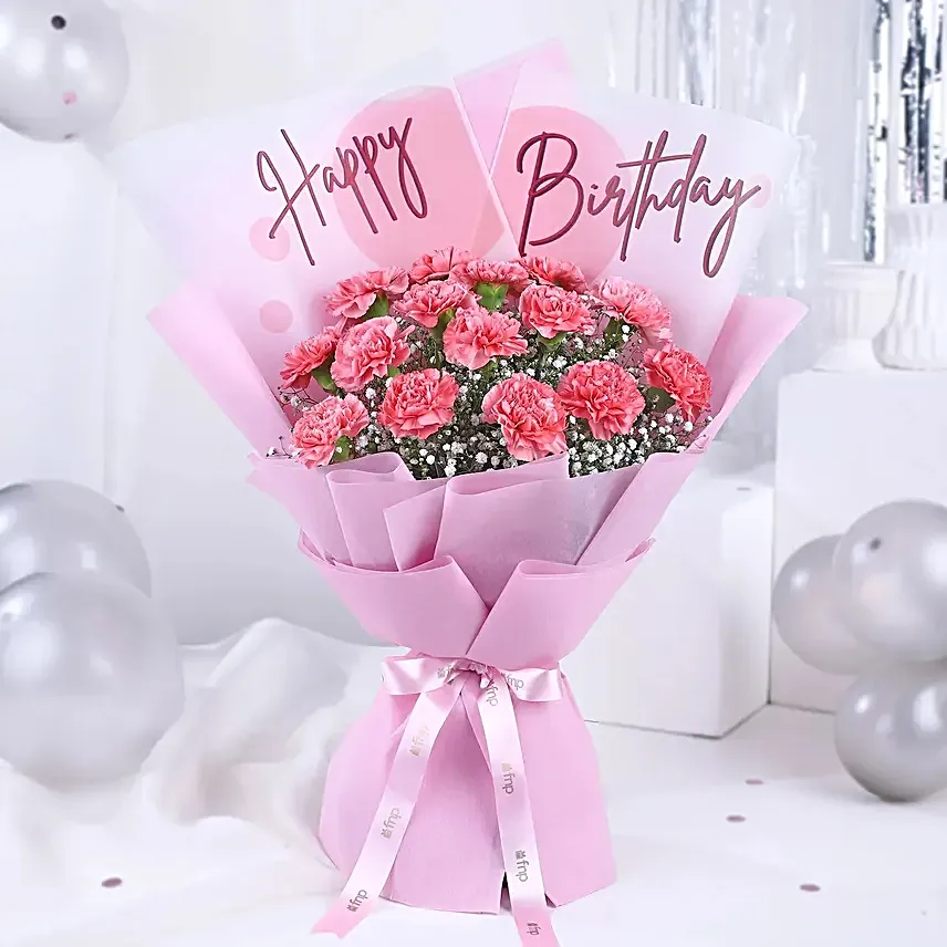 Joyful Birthday Carnation