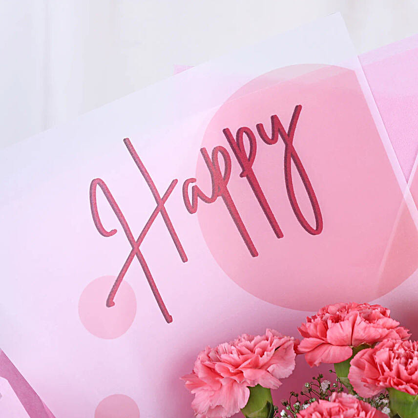 Joyful Birthday Carnation