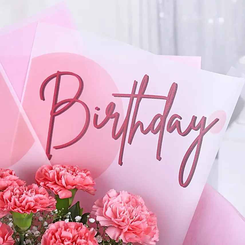 Joyful Birthday Carnation
