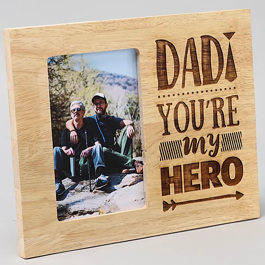 My Hero Dad Personalised Photo Frames