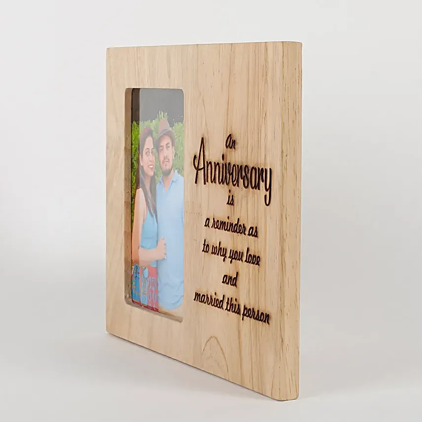 Personalised Anniversary Engraved Frames