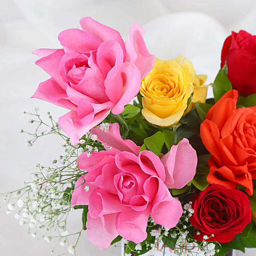 Personalised Birthday Bouquet of Roses