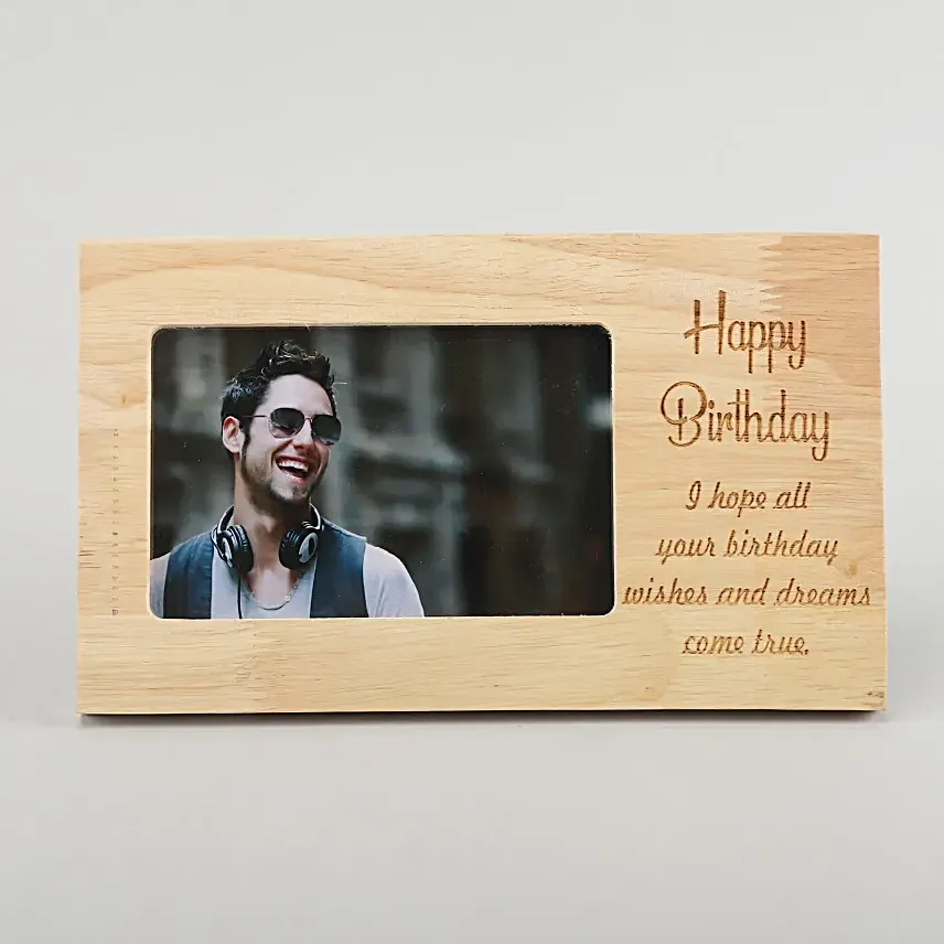 Personalised Birthday Engraved Frames