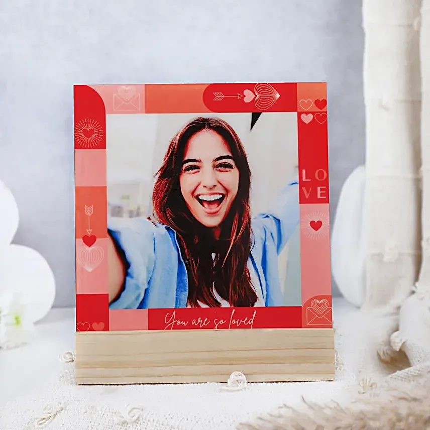 Personalised Lov Photo Frame