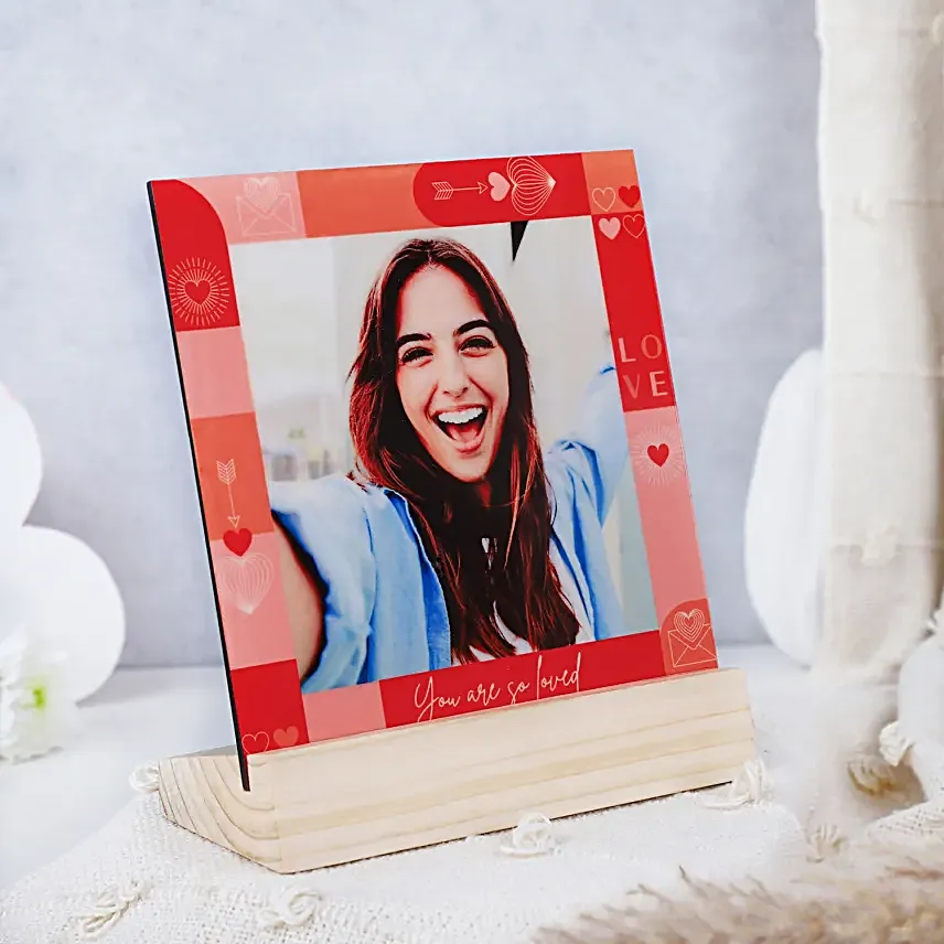 Personalised Lov Photo Frame