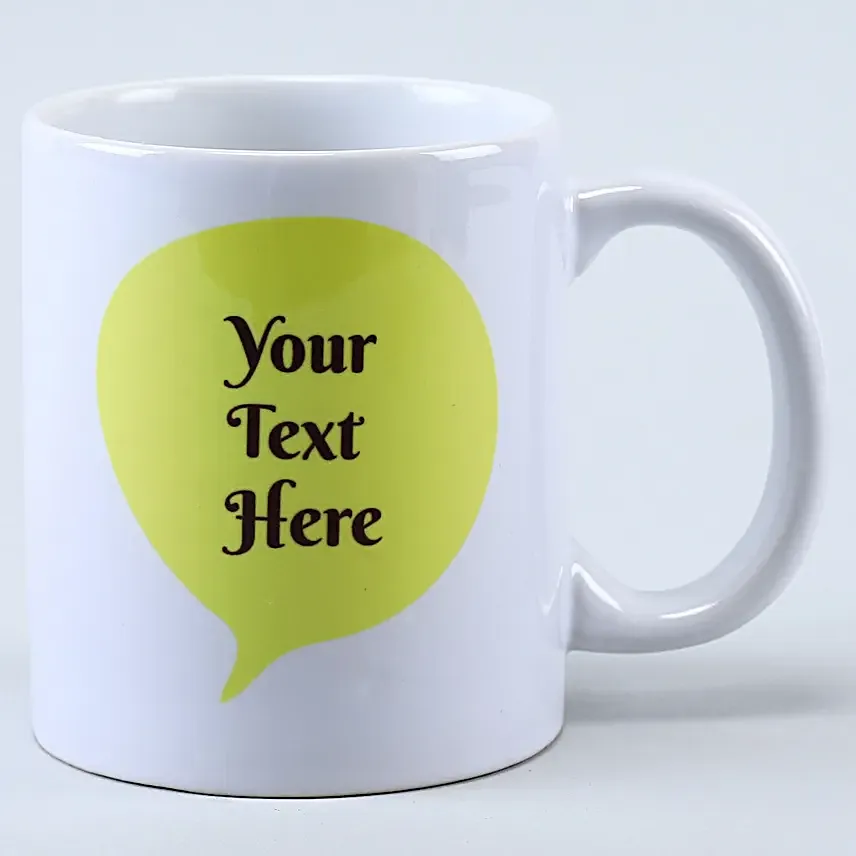 Personalised Message Mug- Hand Delivery