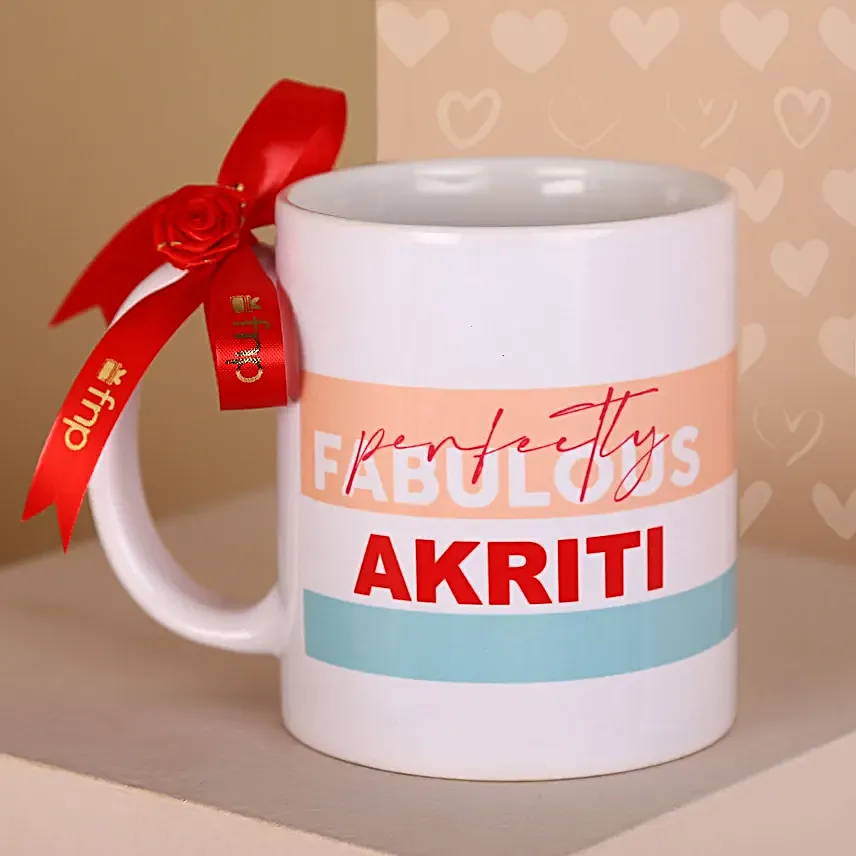 Personalised Perfectly Fabulous Mug Hand Delivery