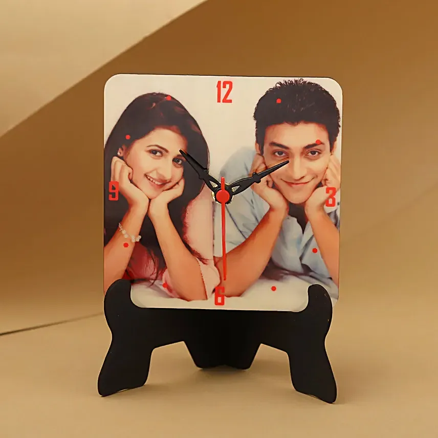 Personalised Picture Table Clock
