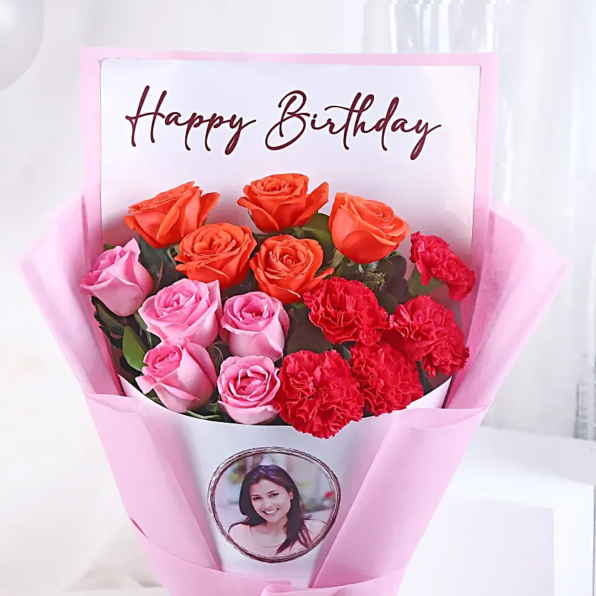 Personalised Rose Bouquet of Emotion