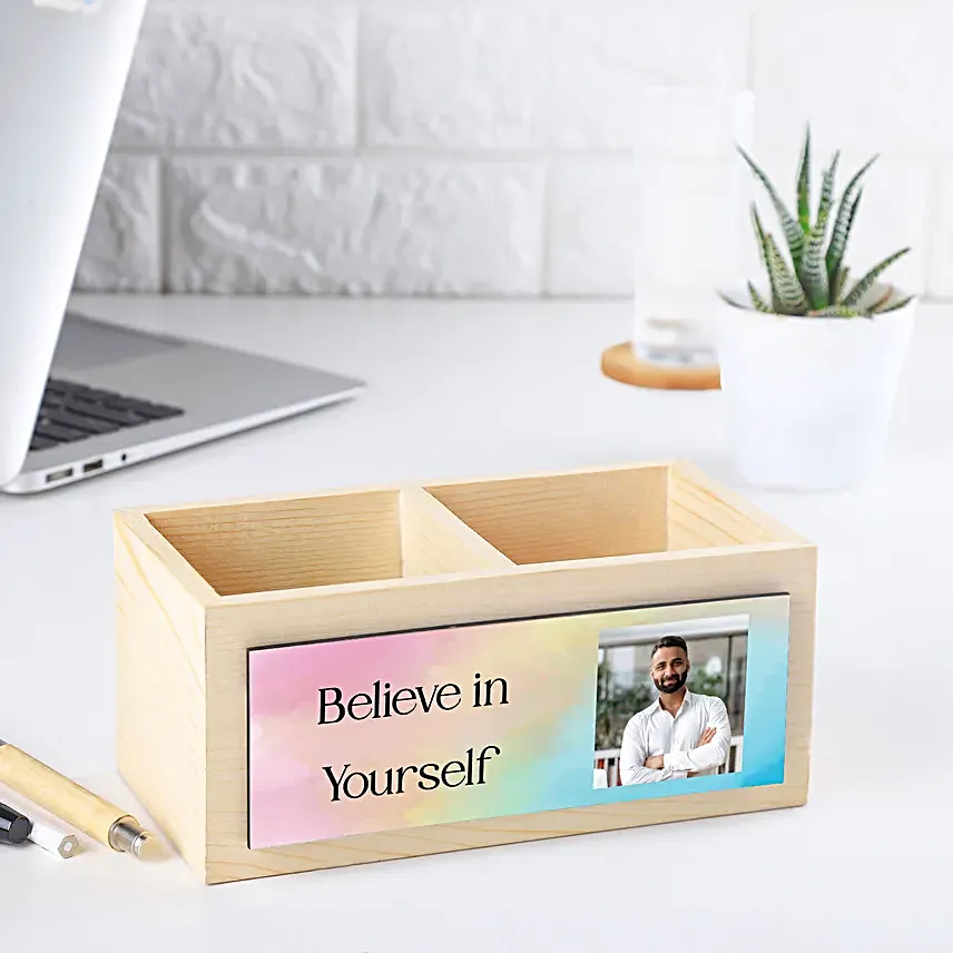 Personalised Wooden Pen Stands