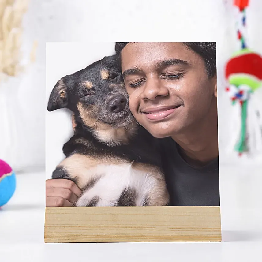 Personalised Wooden Photo Frame Gift