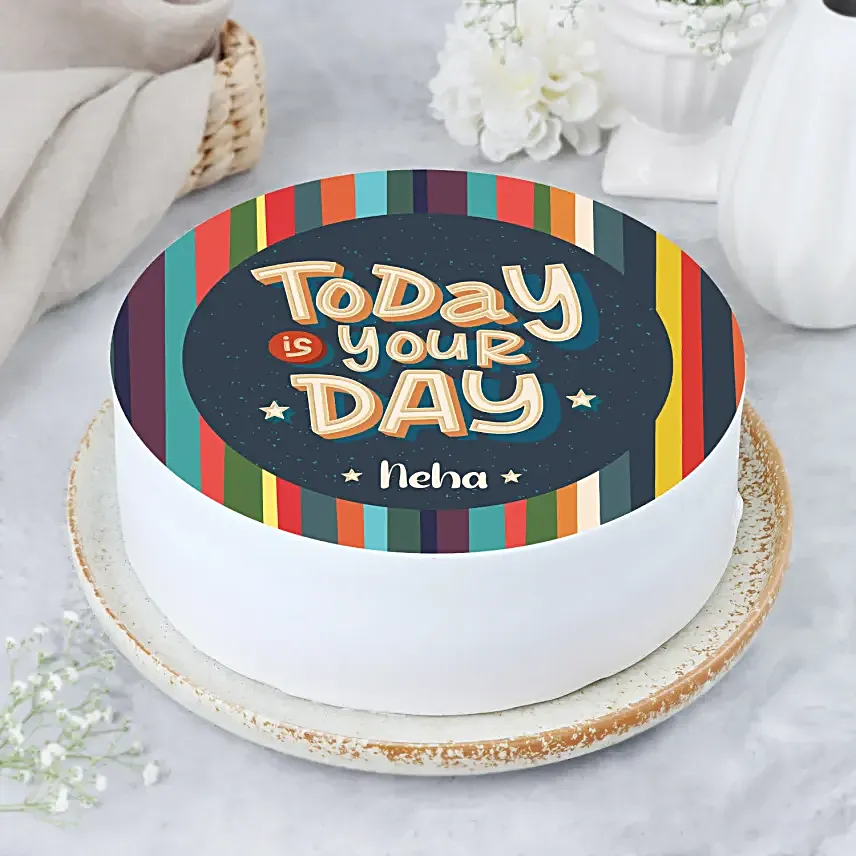 Pineapple Celebration Cake Half Kg