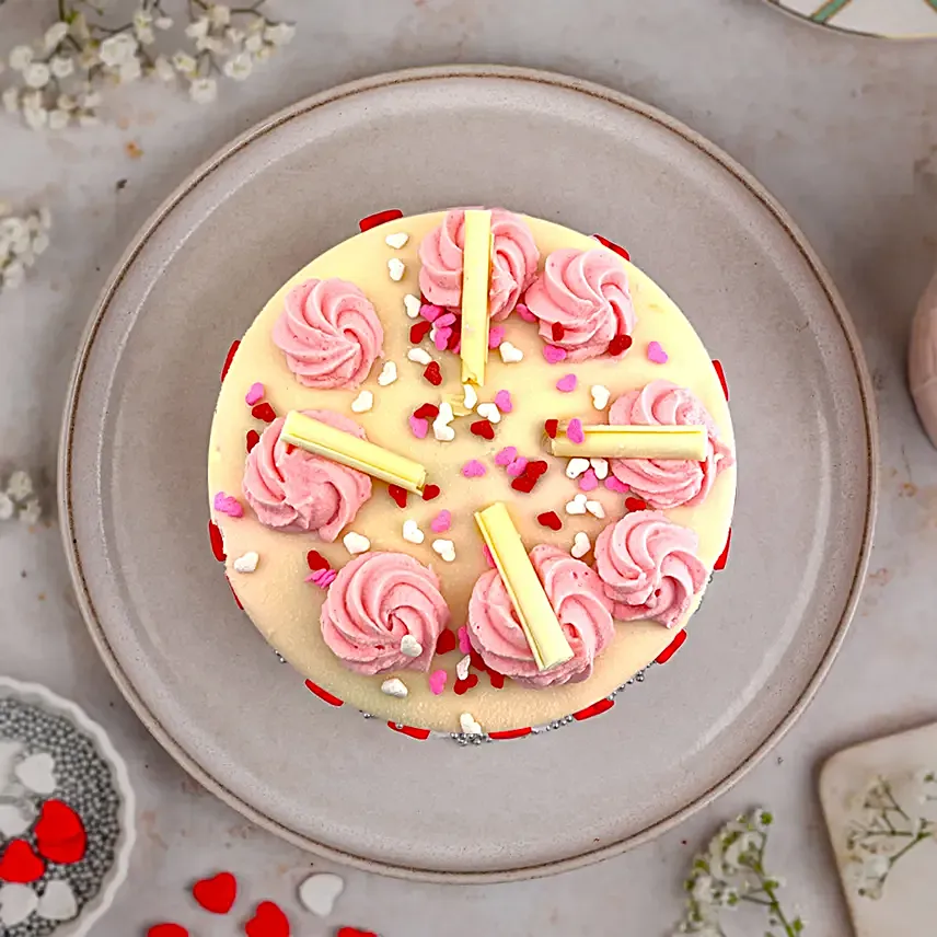 Raspberry Romance Cake