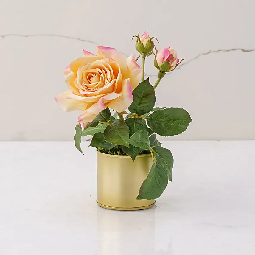 Rosa Faux Flowers Arrangement