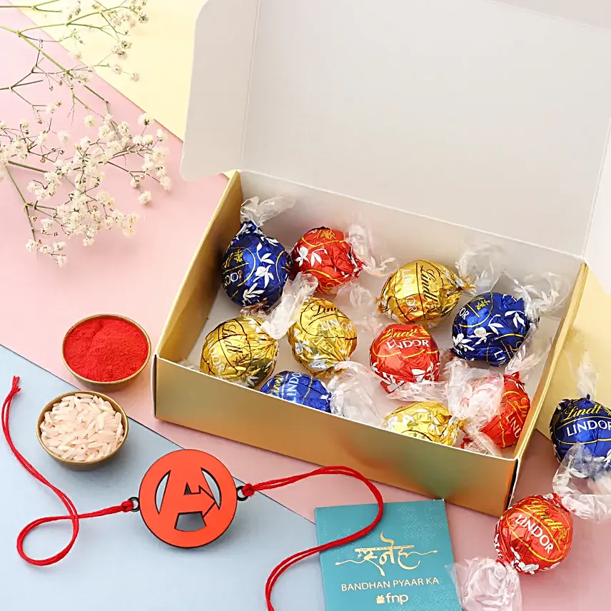 Sneh Avengers Kids Rakhi N Lindor Truffles