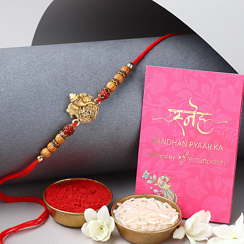 Sneh Bal Krishna Rakhi N Kaju Roll Combo