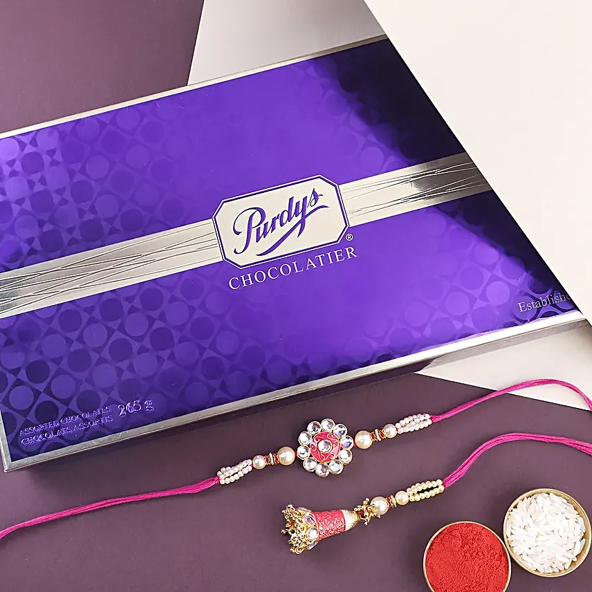 Sneh Meenakari Bhaiya Bhabhi Rakhi N Purdy Chocolates
