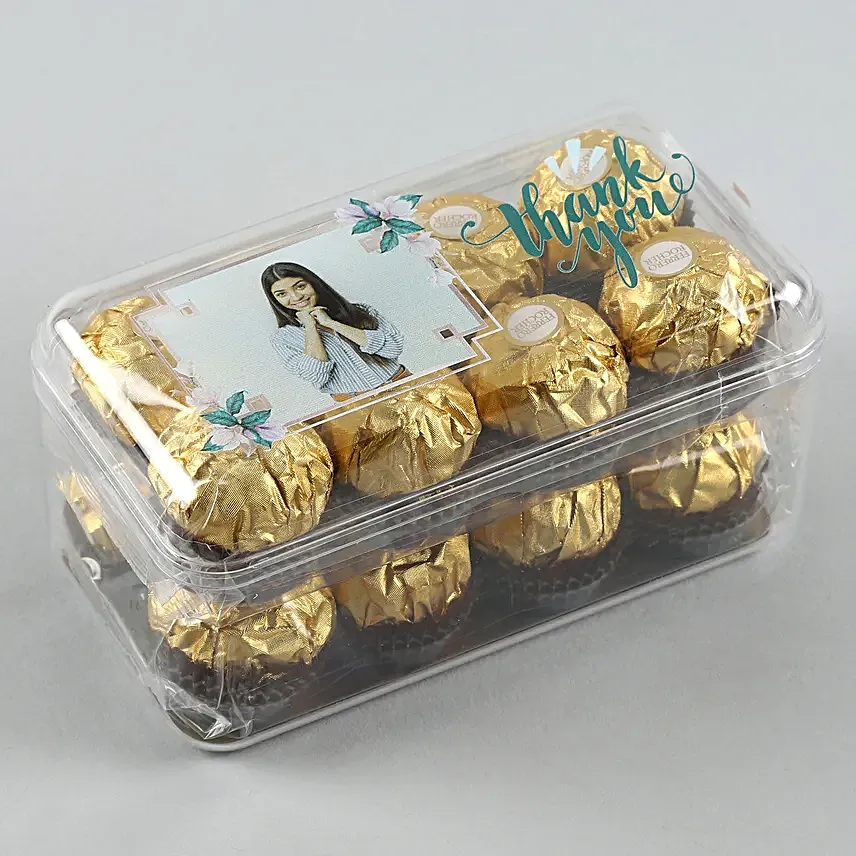 Thank You Personalised Ferrero Rocher Box
