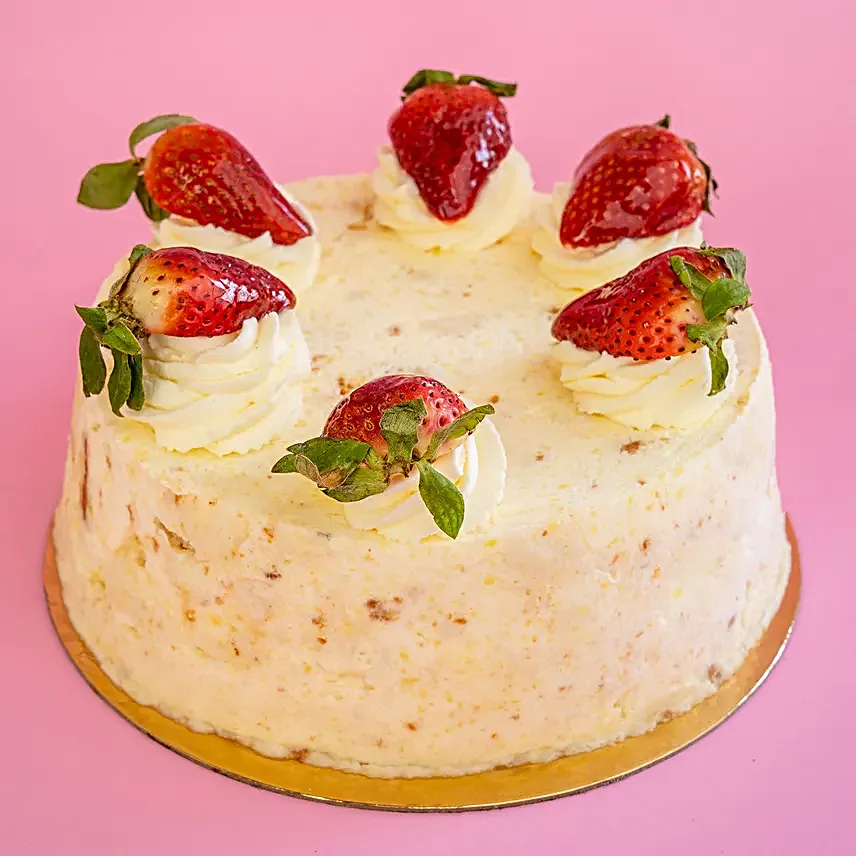 White Savannah Cream Cake