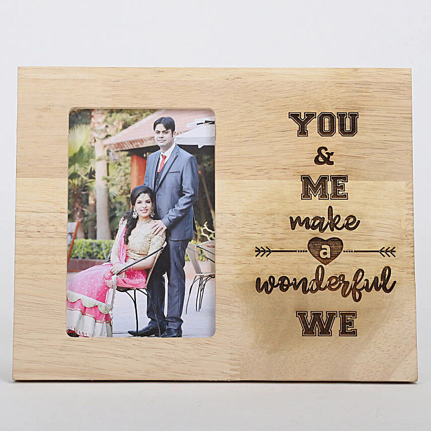 Wonderful We Engraved Photo Frame