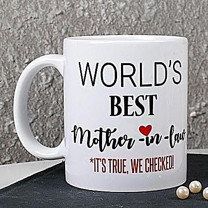 Personalized Best Mother In Law Mug:Womens Day Gifts to Canada