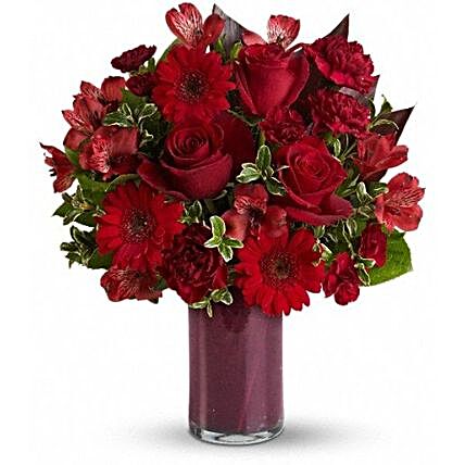 Ravishing Mixed Flowers Bunch:Send Carnation Flower to Canada