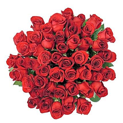 Romantic Red Roses Bouquet:Send Anniversary Gifts to Canada